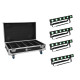 Eurolite - Set 4x AKKU Bar-6 QCL + Flightcase with charging function 1