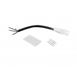 Eurolite - LED Neon Flex 230V Slim RGB Connection Cord with open wires 1