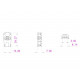 Eurolite - LED Strip felxible Connector 2Pin 8mm 8