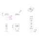 Eurolite - LED Strip Power Contact 5Pin 12mm 4