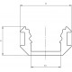 Eurolite - Multiprofile for LED Strip silver 2m 3