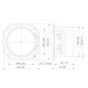 Lavoce - WSF030.70 3" Woofer Ferrite Magnet Steel Basket Driver 6