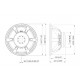 Lavoce - SAF184.03/4 18" Subwoofer Ferrite Magnet Aluminium Basket Driver 3