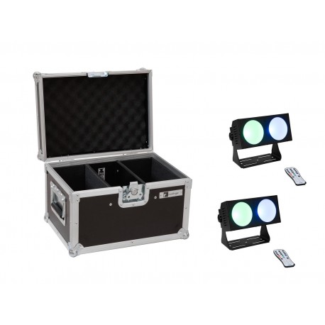 Eurolite - Set 2x LED CBB-2 COB RGB Bar + Case 1