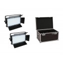 Eurolite - Set 2x LED PLL-480 CW/WW Panel + Case