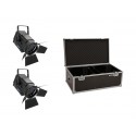 Eurolite - Set 2x LED THA-150F + Case