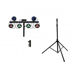 Eurolite - Set LED KLS Laser Bar Next FX Light Set + M-4 Speaker-System Stand 1