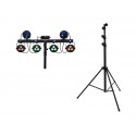 Eurolite - Set LED KLS Laser Bar Next FX Light Set + STV-60-WOT EU Steel stand black