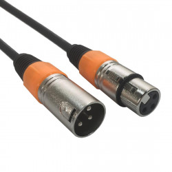 Accu-cable - AC-XMXF/1 microphone cable XLR/XLR 1m 1