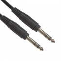 Accu-cable - AC-J6S/5 Jack-cable 6,3mm stereo 5m
