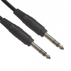 Accu-cable - AC-J6S/10 Jack-cable 6,3mm stereo 10m 1
