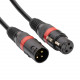 Accu-cable - AC-DMX3/10 3 p. XLRm/3 p. XLRf 10m DMX 1