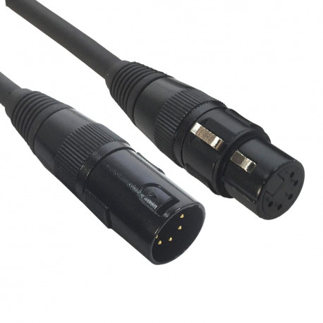 Accu-cable - AC-DMX5/15 5 p. XLR m/5 p. XLR f 15m DMX 1