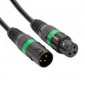 Accu-cable - AC-DMX3/5 3 p. XLRm/3 p. XLRf 5m DMX