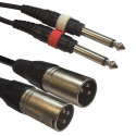 Accu-cable - AC-2XM-2J6M/1,5 2x XLR male/2x 6,3 Jack