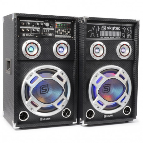 skytec speakers 1200w