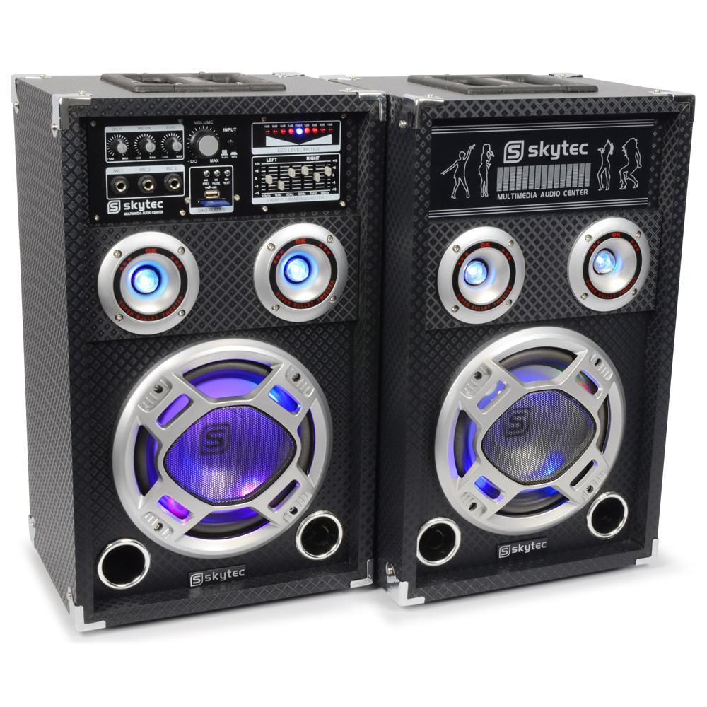 skytec 400w speakers