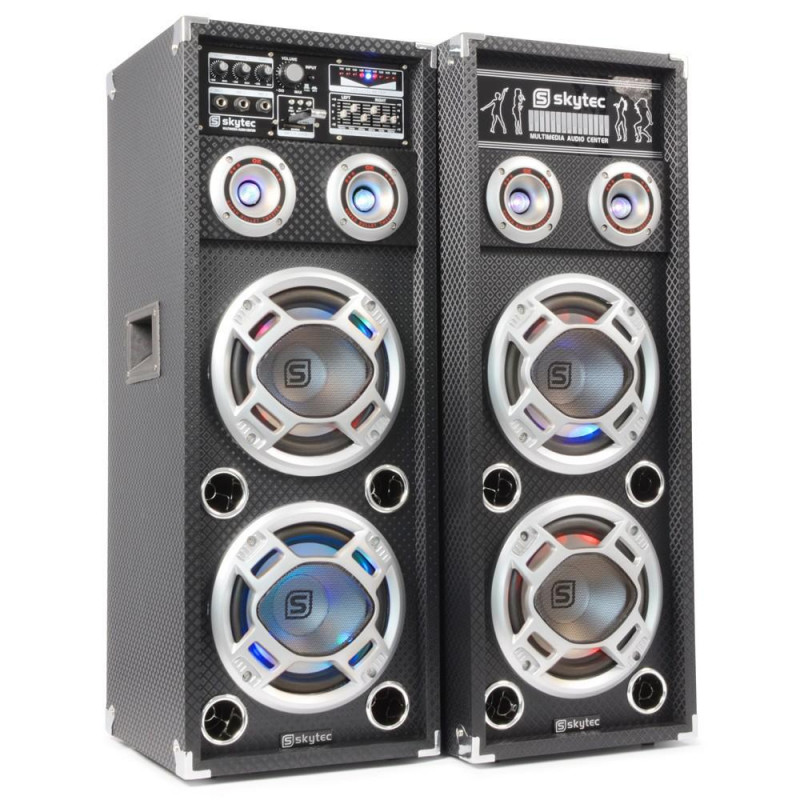 skytec speakers 1200w