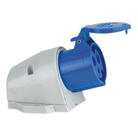 showtec cee form 16a 3 pin wallmount female triphasic connector cee form