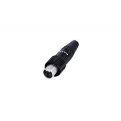 REAN - CONECTOR MINI XLR RT4FCT-B HEMBRA AEREA CON ROSCA 1
