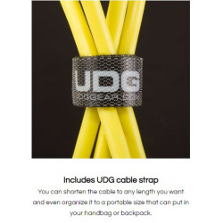 UDG - U95001OR - ULTIMATE AUDIO CABLE USB 2.0 A-B ORANGE STRAIGHT 1M 1
