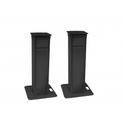 Eurolite - 2x Stage Stand variable incl. Cover and Bag, black 1