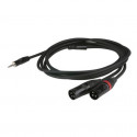 Dap Audio - Stereo 3,5mm jack 2x XLR-M 1,5m 