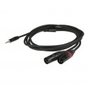 Dap Audio - Stereo 3,5mm jack 2x XLR-M 6m