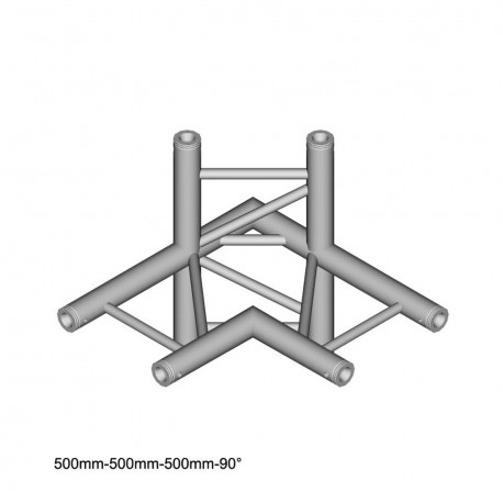 Duratruss - DT 32/2 C44H 4 way Corner 90 degree 1