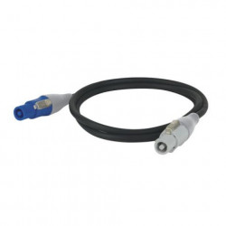 Dap Audio - DAP-Audio Powercable Blue/White Pro Power Connector 1