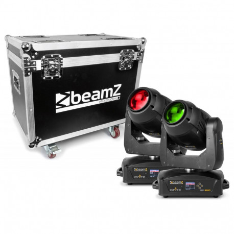 BeamZ - IGNITE150B Cabeza Movil LED Beam 2pcs en Flightcase 1