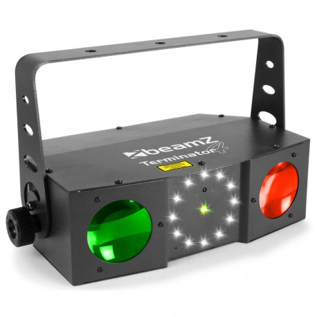 BeamZ - Terminator IV LED Doble Moon con laser y strobo 1