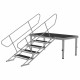 Powerdynamics - Escaleras ajustables 40 - 60cm 182.162 2