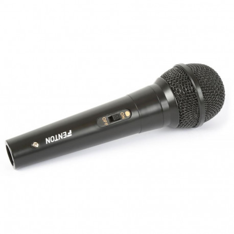 Fenton - Microfono, dinamico, 600 Ohms, cable integrado - negro 173.126 1
