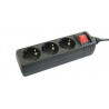 DH - Base 3 tomas con interruptor 0