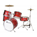Dimavery - JDS-305 Kids Drum Set, red
