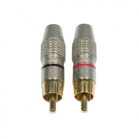 Accu-cable - AC-C-RMG/SET RCA Cinch plug male gold 1