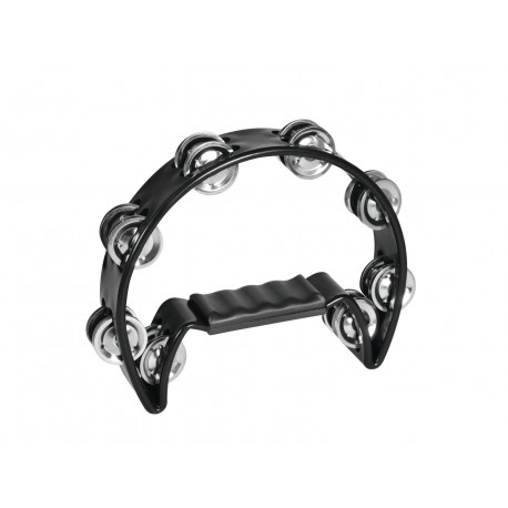 Dimavery - TN-2 Tambourine plastic, black 1