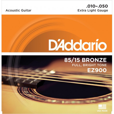 D'addario - EZ900 - 85*15 Great American Extra Light [10-50] 1