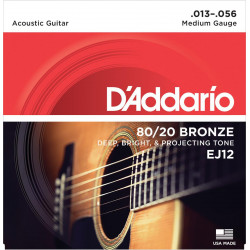 D'addario - EJ12 80/20 Bronze Medium [13-56] 1