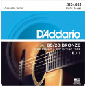 D'addario - EJ11 - 80/20 Bronze Light [12-53]