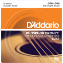 D'addario - EJ41 12-String Phosphor Bronze, Extra Light [9-45]