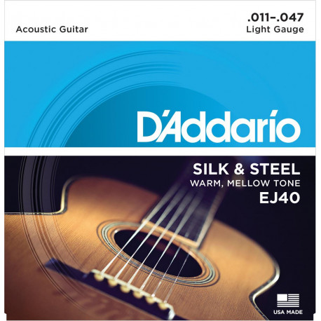 D'addario - EJ40 Silk & Steel [011-047] 1