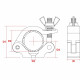 BeamZ - BC50-200 Garra Slimline 200kg Alu 151.415 4