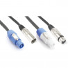 Skytec - Audio Combi Cable Alimentacion B - XLR F/ Alimentacion A - XLR M 3m 176.711 1