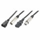 Skytec - Ligero Combi Cable IEC M - XLR M / IEC F - XLR F 5m 176.741 1