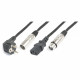 Skytec - Ligero Combi Cable Shuko - XLR M / IEC F - XLR F 15m 176.749 1