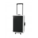 Roadinger - CD Case black 120 CDs with Trolley