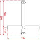 Showtec - T-Downrigger 3
