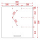 Showtec - Universal baseplate 800 x 800 2